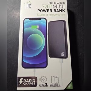 LAX 7200 mAh Black Mini Power Bank